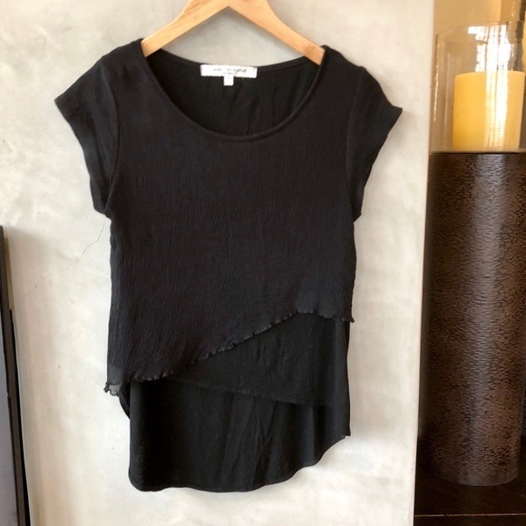 Laugh Cry Repeat Double Layer Hi Lo Top - Picture 2 of 4